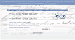 Desktop Screenshot of eidos-consult.de
